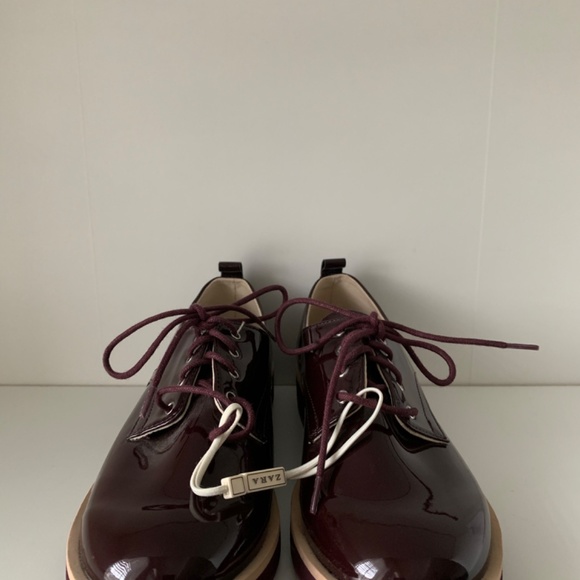 Burgundy Patent Loafers - Picture 2 of 4